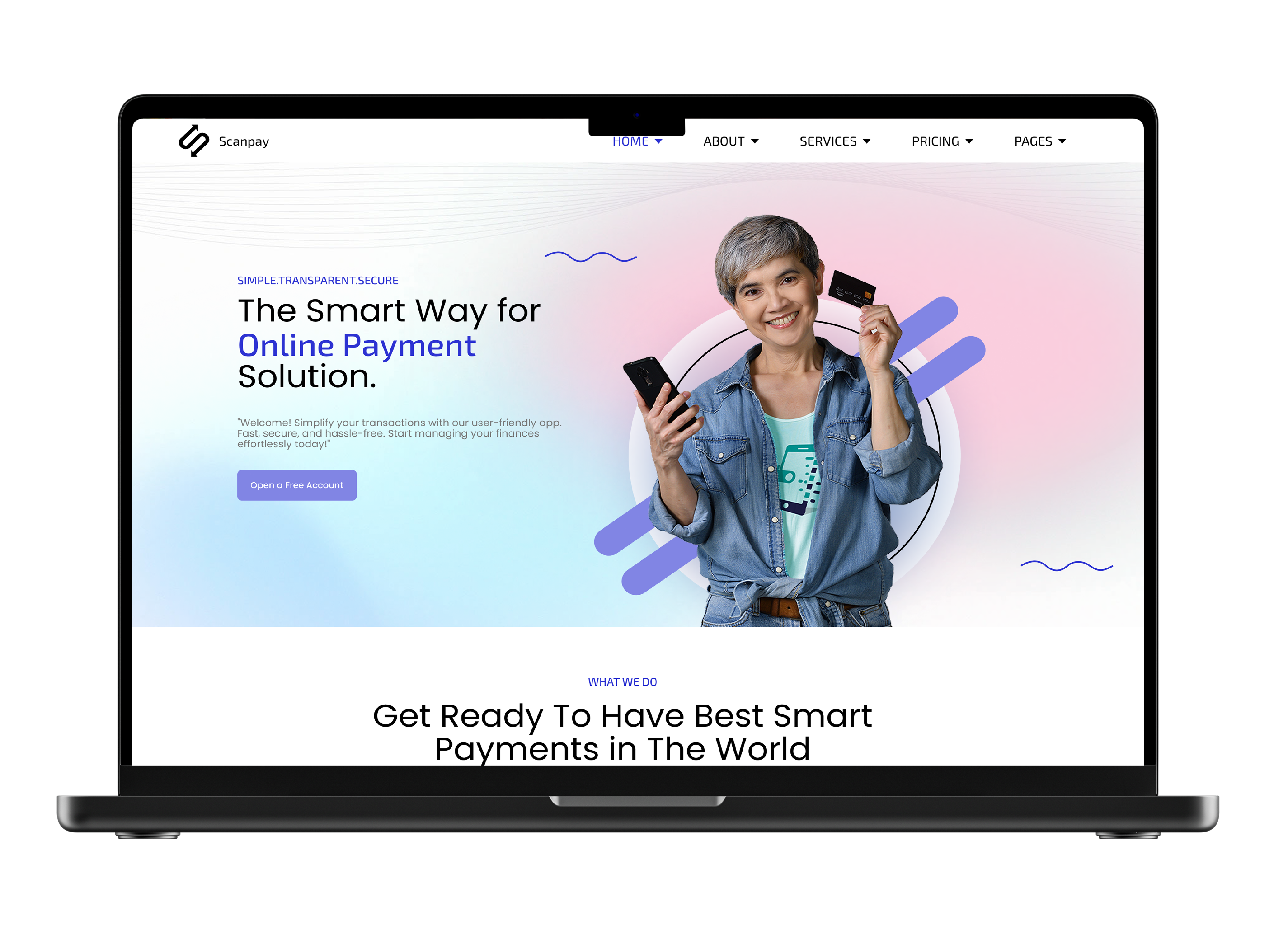 ScanPay — product mockup