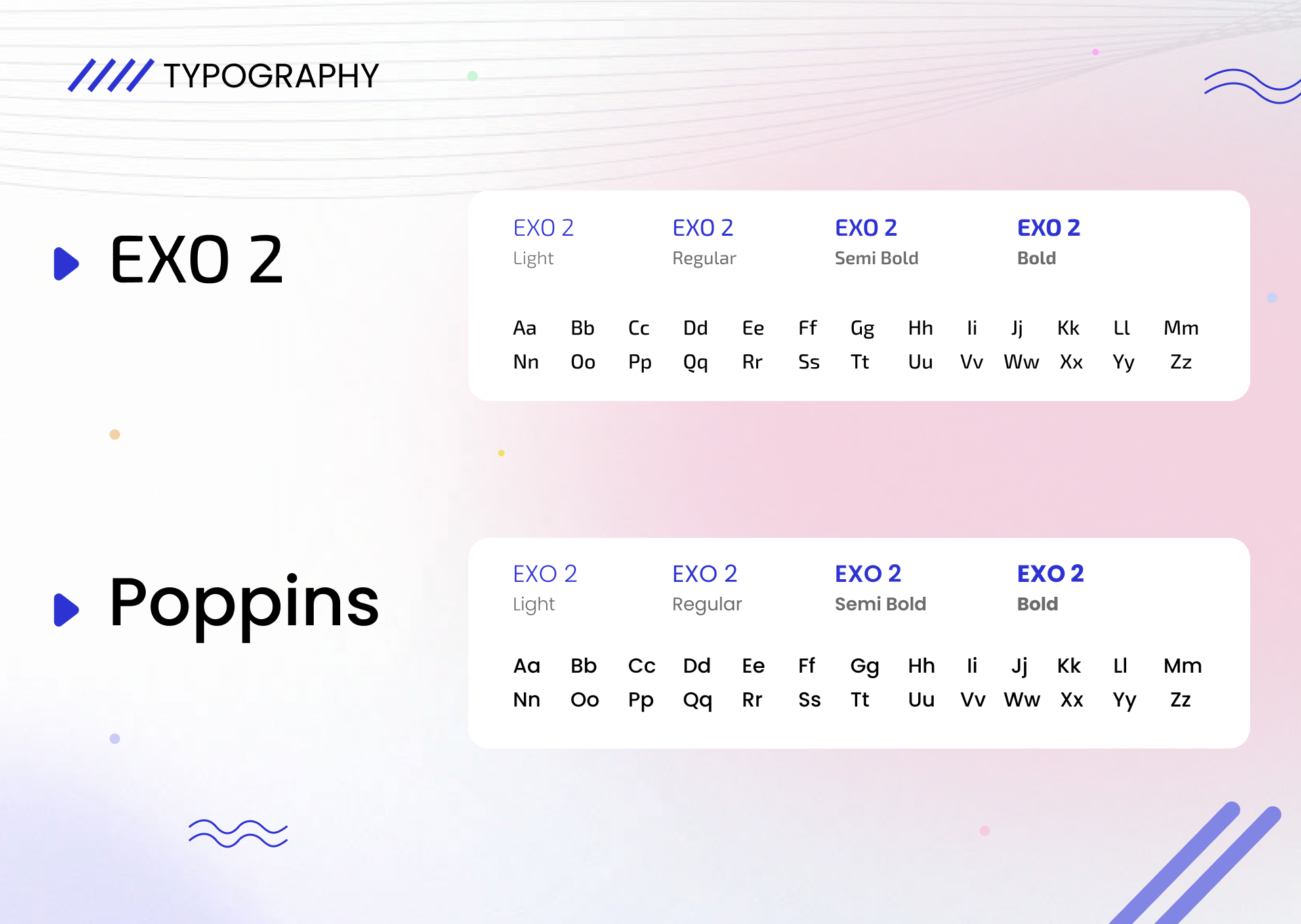ScanPay typography and design system